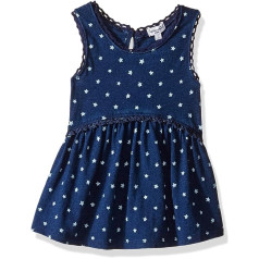 Splendid Baby Girls Indigo Swing Tops, Zils, 12-18 M, zils