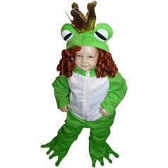 Sy12 Frog King costume, sizes 80 - 128, for small kids and babies, frog prince costumes, fancy dress, carnival, toddlers’ carnival costume, children's fancy dress costume, fairytale outfit