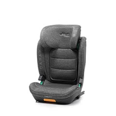 Babyauto Isofix bērnu autokrēsliņš 15-36 kg - 4-12 gadu bērnu autosēdeklītis, i-Size drošība, regulējams galvas balsts, 2/3 grupa, pelēks