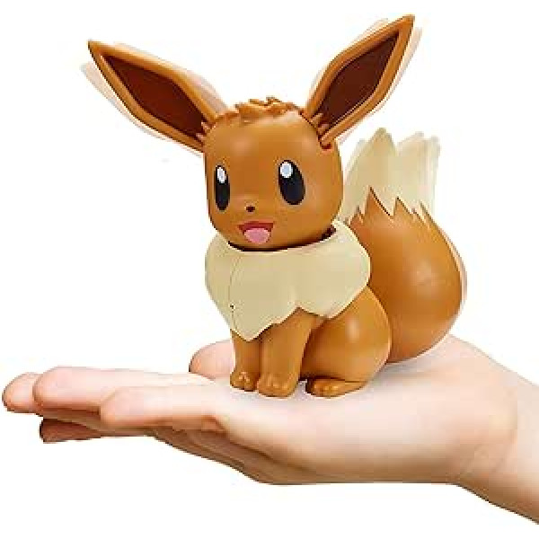 PoKéMoN My Partner Evoli Eevee 10 cm interaktīvais pieskāriens reaģē un pārvietojas ar atklāšanas un apmācības režīmu PKW0031