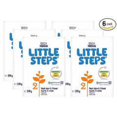 Nestlé LITTLE STEPS 2 Folgemilch im Anschluss un das Stillen, nach dem 6. Monat, 6er Pack (6 x 500 g)