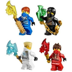 LEGO® NinjagoTM Nindzjas 4 minifigūras — Kola, Džeja, Kai, Zane Techno Robe (2104)