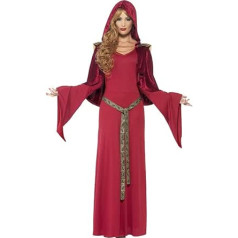 Smiffy's 43718L High Priest Costume with Dress Attached Belt and Hood Cape