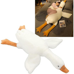 50-190 cm Giant Goose Plush Toys Large Duck Doll Soft Cuddly Toy Sleeping Pillow for Children and Girls (190 cm)