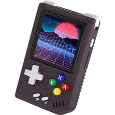 RG Nano Retro Handheld Game Console, RG Nano Portable Game Mini Aluminium Alloy with 1.54 Inch IPS Screen, rg Nano with 64G TF Card Pre-Installed 5405 Games