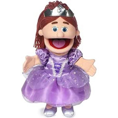 ''Princese'', 14 In Glove Puppet, Persiks - Dāvana par pieņemamu cenu jūsu mazajam! Vienums #DSPU-SP3903 no Silly Puppets