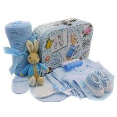 Baby Boy Plush Rattle Gift Set