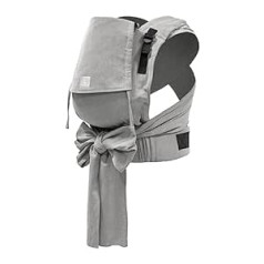 Stokke Limas Baby Carrier Plus, pelēks melanžs — modelis 2023 (OCS) — pussprādzes pārvadātājs — trīs pārnēsāšanas pozīcijas — no 1 mēneša / 4 kg līdz 18 kg