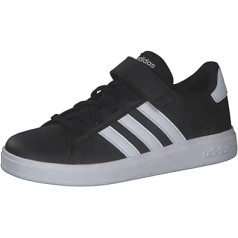 adidas Unisex Children's Grand Court Elastic Lace and Top Strap Shoes Trainers