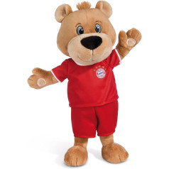 NICI 49076 Cuddly Toy FC Bayern Bear Berni 80 cm Brown Swinging with Jersey from Sustainable Manufacture