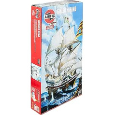 Airfix A09258V 1/72 Golden Hind Ship Model Kit, Model Building Accessories, Multi-Colour, 1:72 Scale