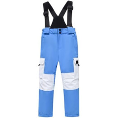 Kinder Mädchen FashionStrap Ski Hosen Dicke wasserdichte Schnee Hosen Schnee Hosen Für Kinder Outdoor Verdickung Hosen Hosen Set 98