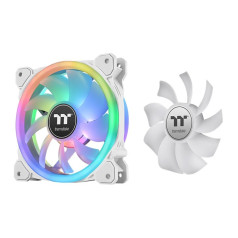 Swafan 12 RGB fan + controller + replacement blades (reverse), snow