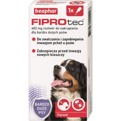 Beaphar fiprotec drops for dogs xl 402mg x1