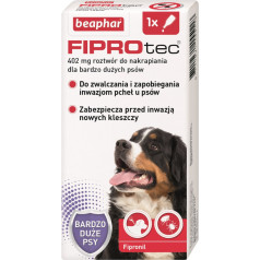 Beaphar fiprotec pilieni suņiem xl 402mg x1