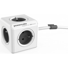 Powercube pagarināta strāvas sloksne 1,5 m 2300gy/frexpc pelēka