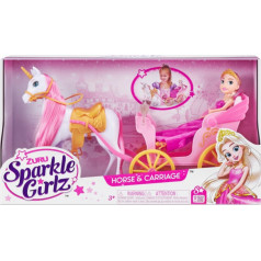 Zuru Sparkle Girlz 10.5 inch princess doll with carriage