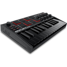 Akai mpk mini 3 black - mini control keyboard