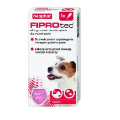 Beaphar fiprotec drops for dogs 67mg x1