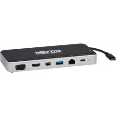 USB dokstacija, trīskāršs displejs 4k hdmi un mdp, vga, usb 3.2 gen 1, usb-a/c centrmezgls, gbe, uzlādes pd 60w u442-dock16-b