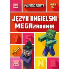 Minecraft grāmata. Angļu. megauzdevumi 8+