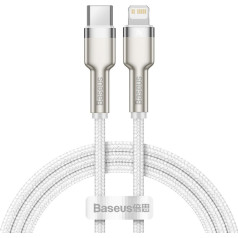 Baseus USB-C Lightning Cafule PD kabelis 1m balts