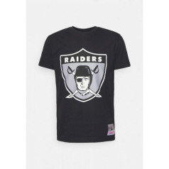 Mitchell & Ness Mitchell & Ness NFL Oklendas Raiders komandas logotipa tēja BMTRINTL1270-ORABLCK/S