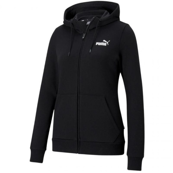 Puma ESS Small Logo Hoodie ar pilnu rāvējslēdzēju TR W 586813 01 / L