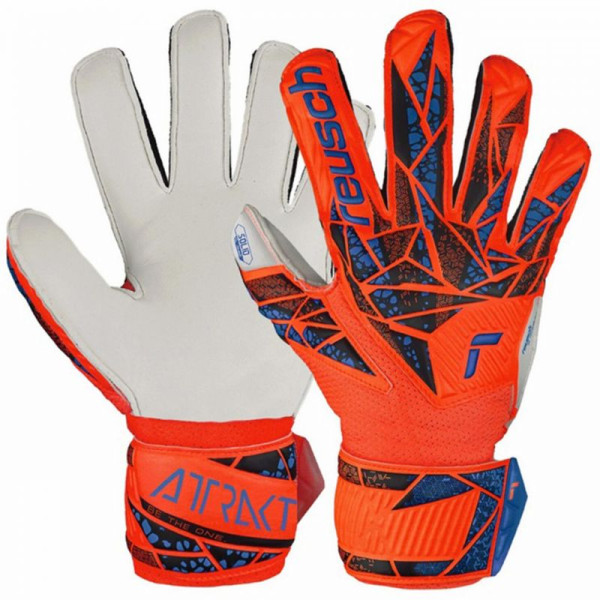 Reusch Attrakt Solid Finger Support Jr vārtsarga cimdi 5472510 2210 / 7