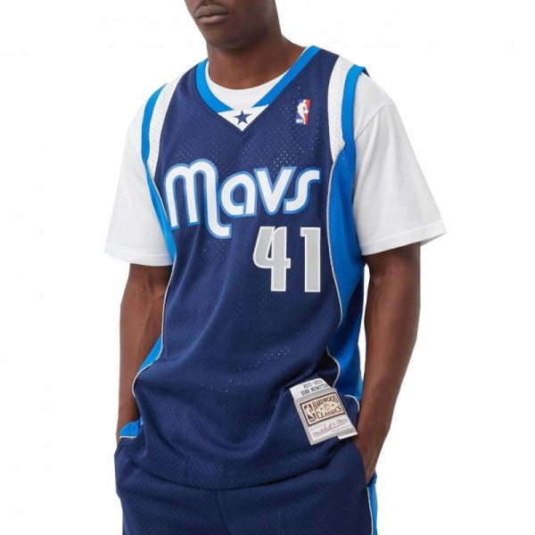 Mitchell & Ness Mitchell & Ness NBA Swingman Dalasas Mavericks Dirka Novicka T-krekls M SMJY1148-DMA11DNOASBL / M