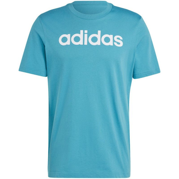 Adidas Essentials Single Jersey Linear Embroidered Logo Tee M IJ8655 / S