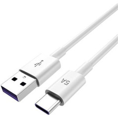 Kaku SIGA KSC-110 USB-C uz USB-C kabelis 5A | 100W balts