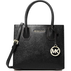 Michael Kors Mercer Messenger Crossbody Somas pulveris, melns