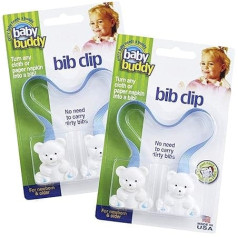 Baby Buddy Bib Clip 0-36 mēneši tumši zils