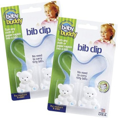 Baby Buddy Bib Clip 0-36 mēneši tumši zils