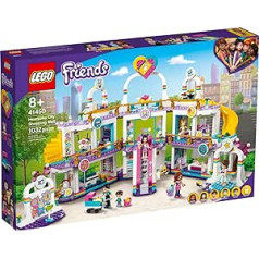 LEGO 41450 Friends iepirkšanās centra Heartlake City celtniecības komplekts ar 5 veikaliem un 6 figūriņām - 4 mini lelles, mini rotaļlietu figūra un mazulis