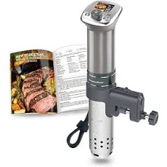 KitchenBoss Sous Vide Roner zemas temperatūras roner virtuvei zemas temperatūras 1100W IPX7 ūdensizturīgs zemas temperatūras