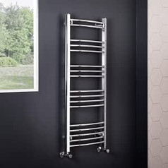 Heated Towel Rail Bathroom Radiator Towel Warmer 1200X495 MM Chrome