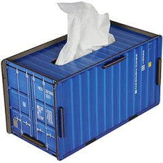 Werkhaus Container Tissue Box blau
