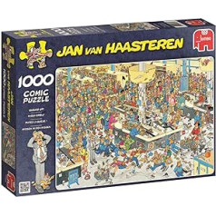 Jan van Haasteren - 1000-Piece Queued Up Jigsaw Puzzle