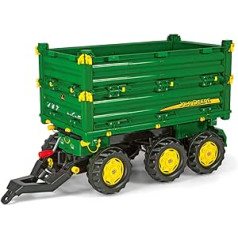 Rolly Toys rollyMulti piekabe John Deere pašizgāzējs (trīsvirzienu pašizgāzējs ar vītņotu kloķi, aizmugurējā sakabe) 3 gadi +, 125043