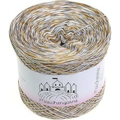 Krāsu gradienta dzija plankumaina 300 g - 1140 m 4 slāņu Bobbel Wool roku adīšanas dzija Adīšana tamborēta (koks)