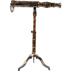 Kolekcionējamie pirkt Jūras teleskopu W. Ottway London 1915 Vintage Stand, 10" x 18", Antique Brass