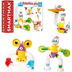 SmartMax - Roboflex Plus Magnetic Discovery rotaļu komplekts, 20 gabali, 3+ gadi