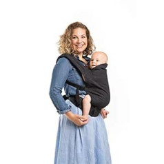 Boba Baby Carrier Classic Carrier — mugursomas stila zīdaiņu pārvadātājs — nēsājiet savu bērnu gan uz vēdera, gan uz muguras, zīdaiņiem no 3 kg līdz zīdaiņiem līdz 20 kg (bioloģiskais šīferis)