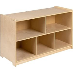 Flash Furniture Classroom Storage Plywood Natural 24