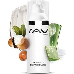 RAU Cosmetics Gesichtsmaske für trockene Haut Calming & Repair Mask 50 ml - Hautmaske - Rückfettend, reizlindernd, beruhigend mit Urea, Aloe Vera, Panthenol - Gesichtsmaske Kosmetik Herren Frauen