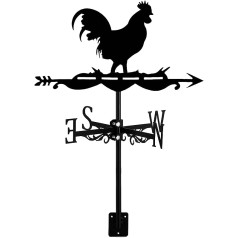 Wisyurt Weathervane — Weathervane — āra pagalma vēja virziena indikators — 1 iepakojums