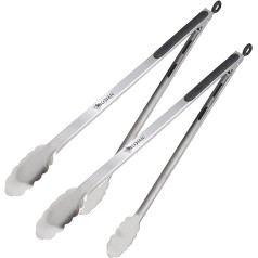 Kona Premium Stainless Steel BBQ Tongs 18