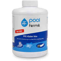 pool fermit Pool PVC līmjava, zila, 1000 ml